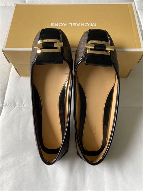 michael michael kors gloria moc flats|michael kors flats.